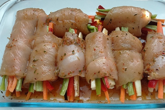 Mantarlı Tavuk Sarma Yapılışı Mantarlı Tavuk Sarma Yapılışı