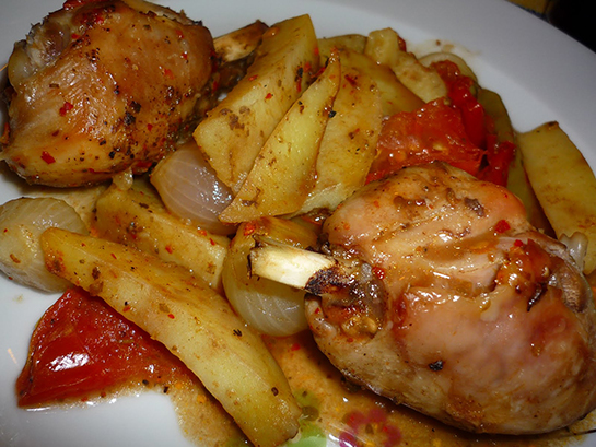 Fırında Poşet Tavuk Tarifi ve Malzemeleri